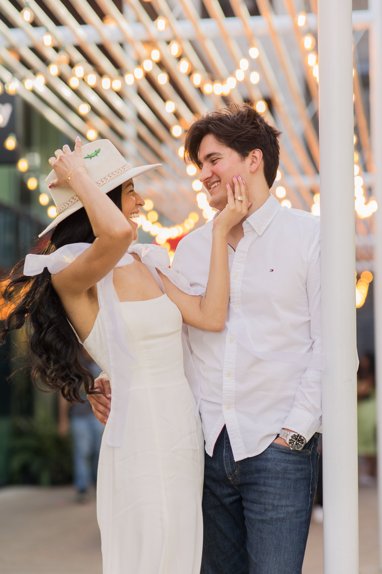 Colorful South Congress Engagement Photos