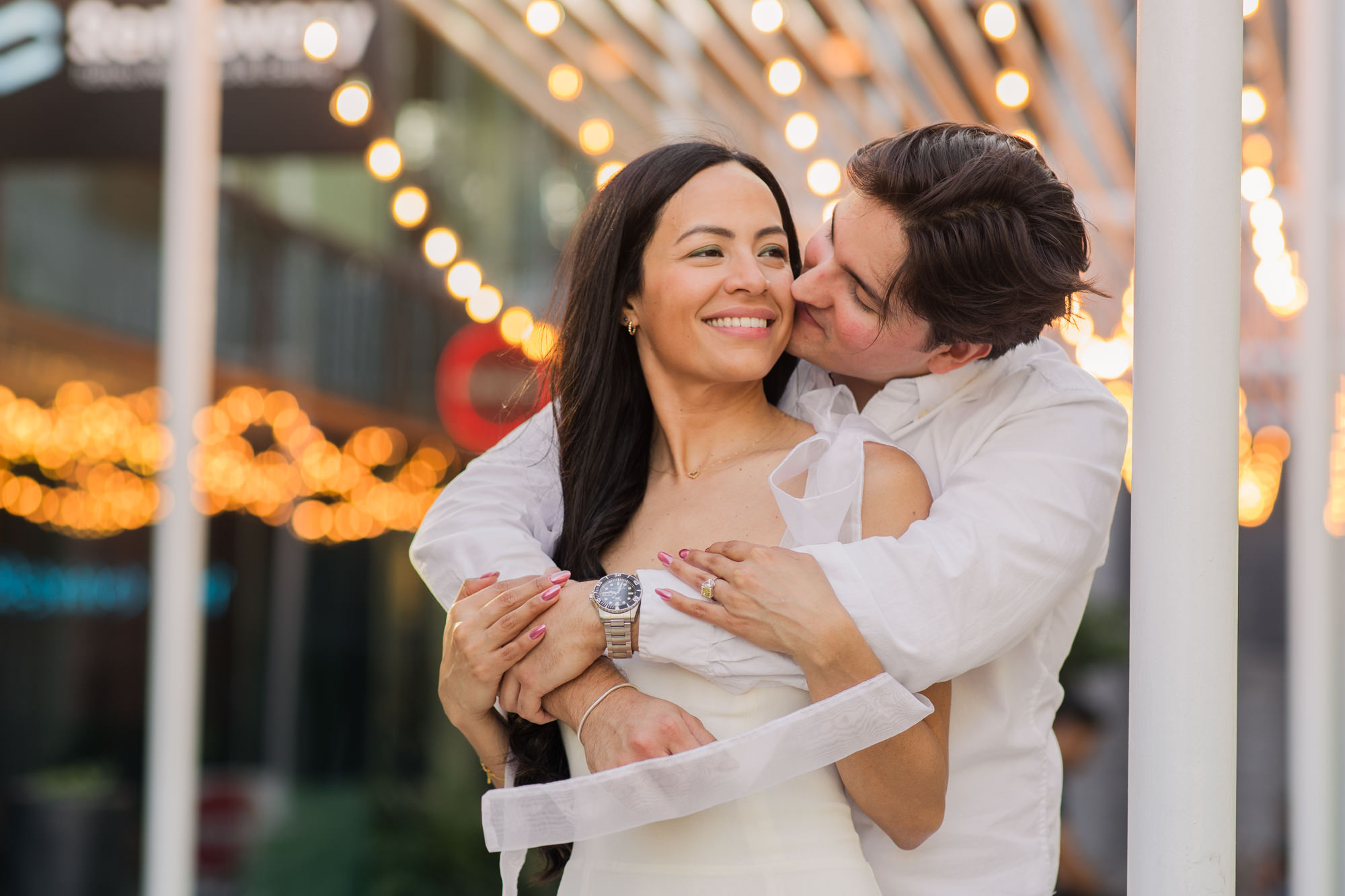 Colorful South Congress Engagement Photos