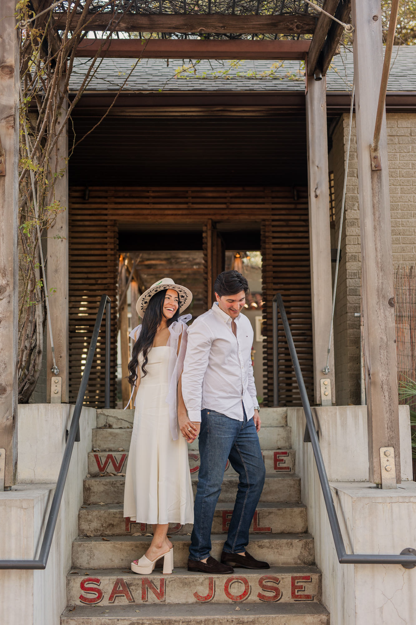 Hotel San Jose | Colorful South Congress Engagement Photos