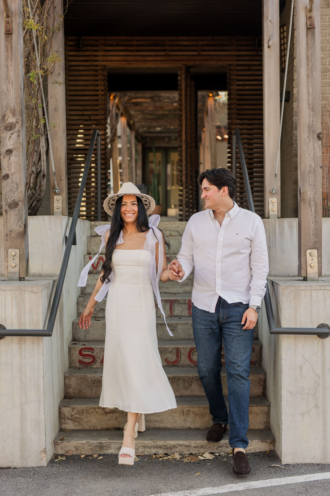 Colorful South Congress Engagement Photos