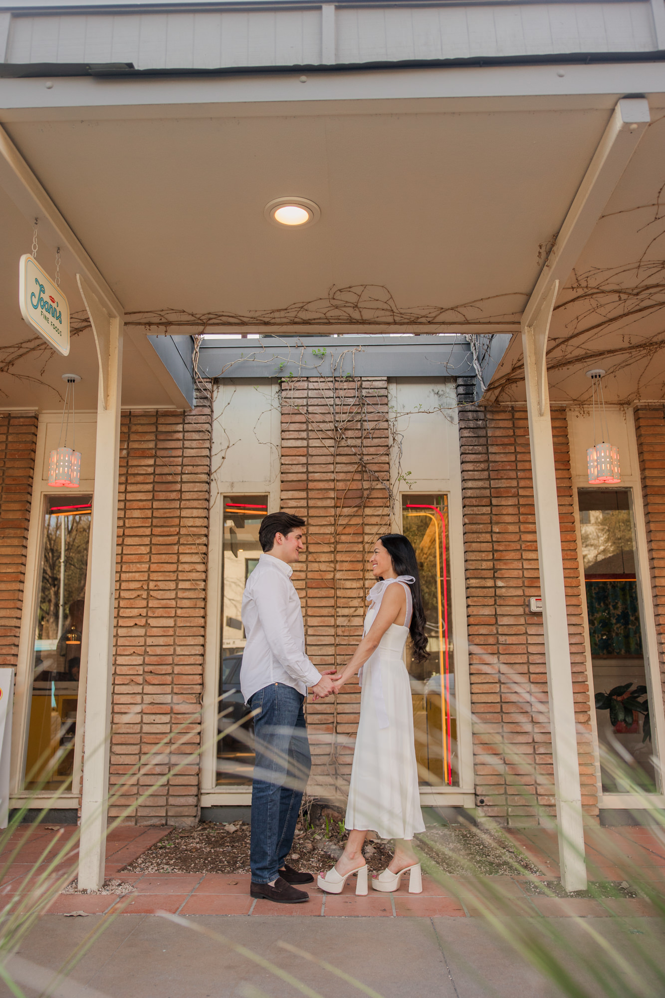 Colorful South Congress Engagement Photos