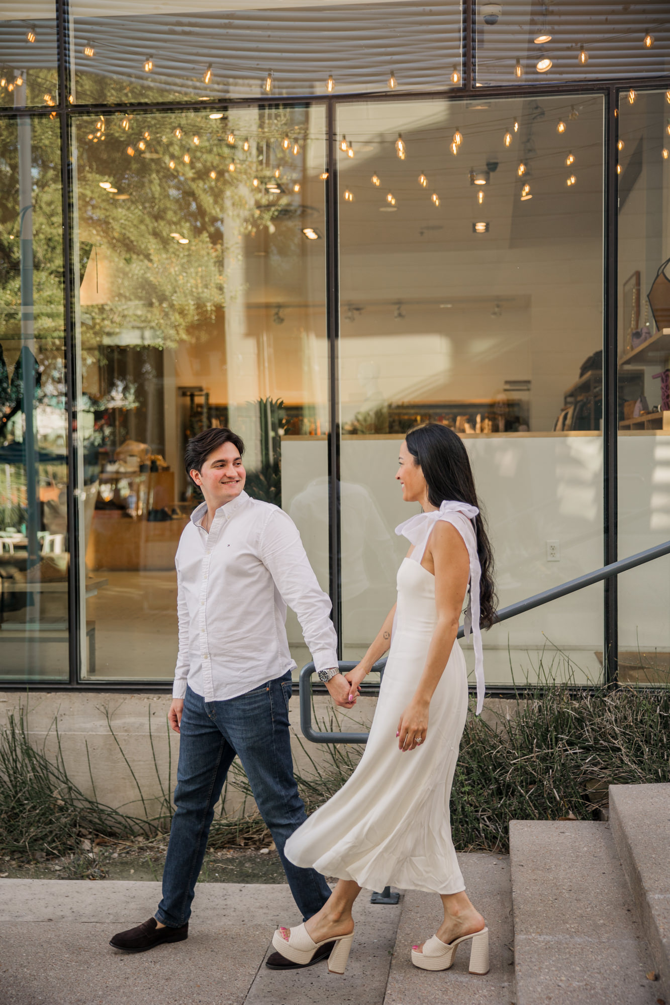Colorful South Congress Engagement Photos