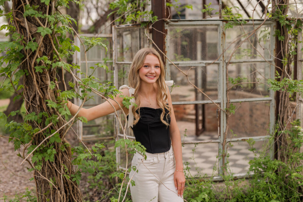 Sekrit Theater Greenhouse Senior Photos