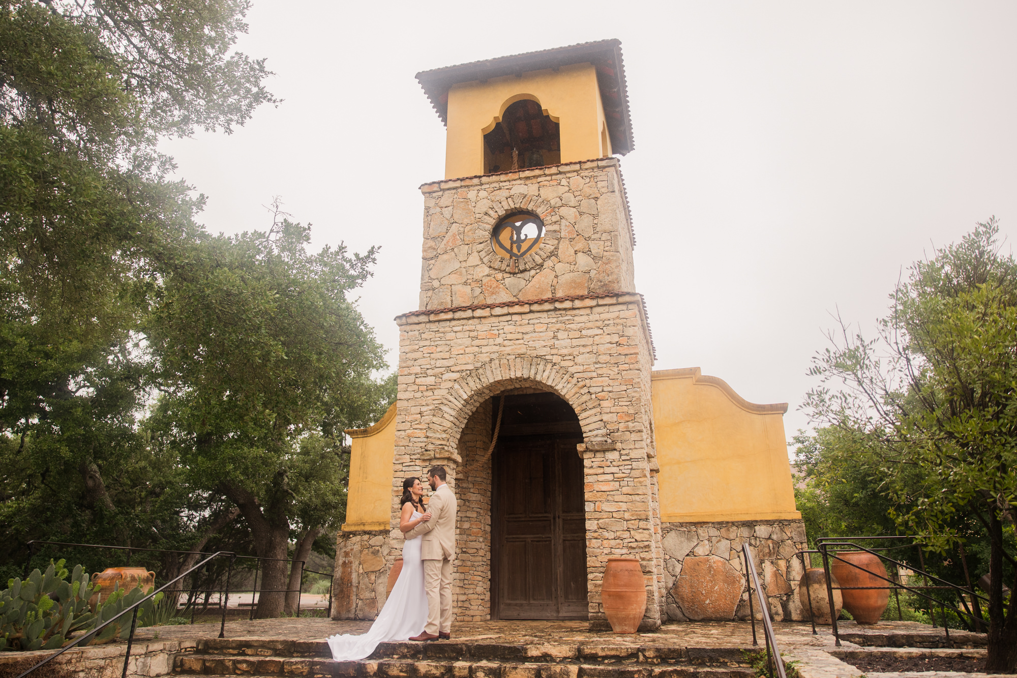 Romantic Rainy Wedding at Camp Lucy Ian's Chapel | Ciara & Carl