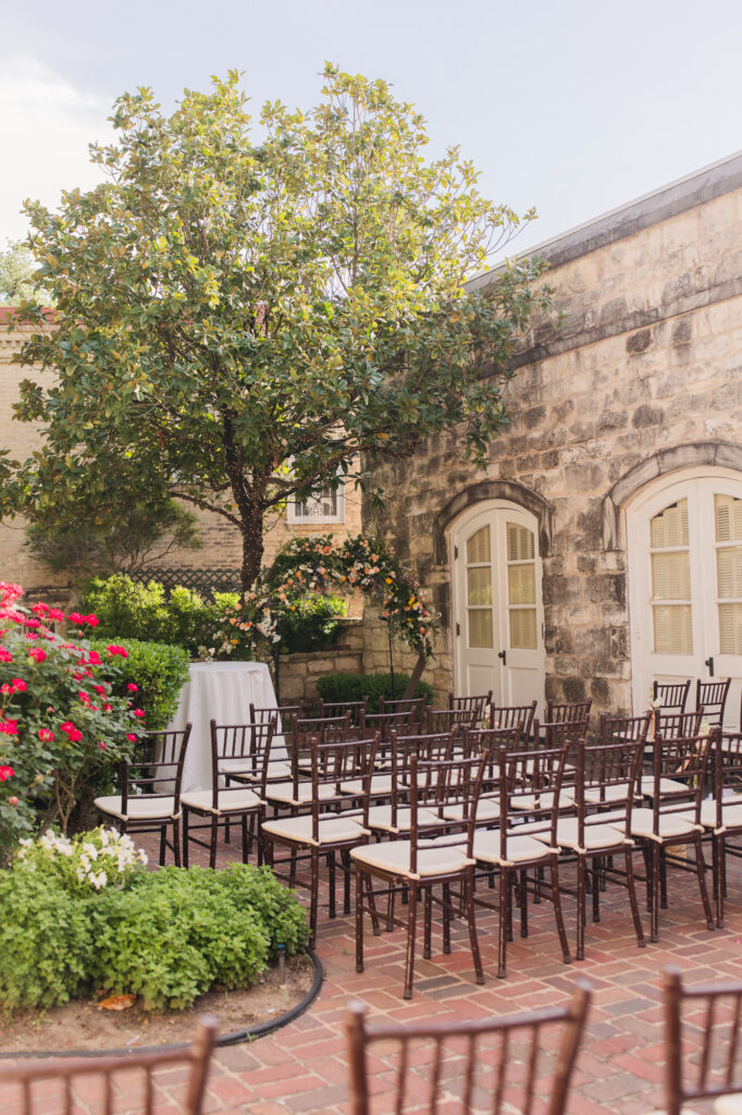 Wedding at Chateau Bellevue in Austin, Texas