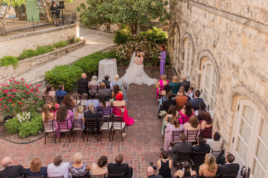 Wedding at Chateau Bellevue in Austin, Texas