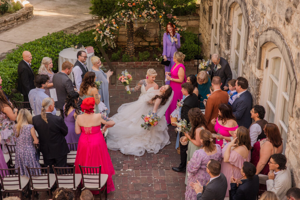 Wedding at Chateau Bellevue in Austin, Texas