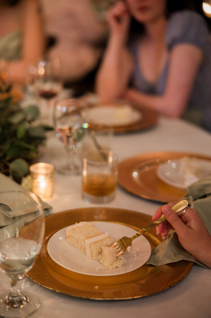 candid documentary wedding reception photo