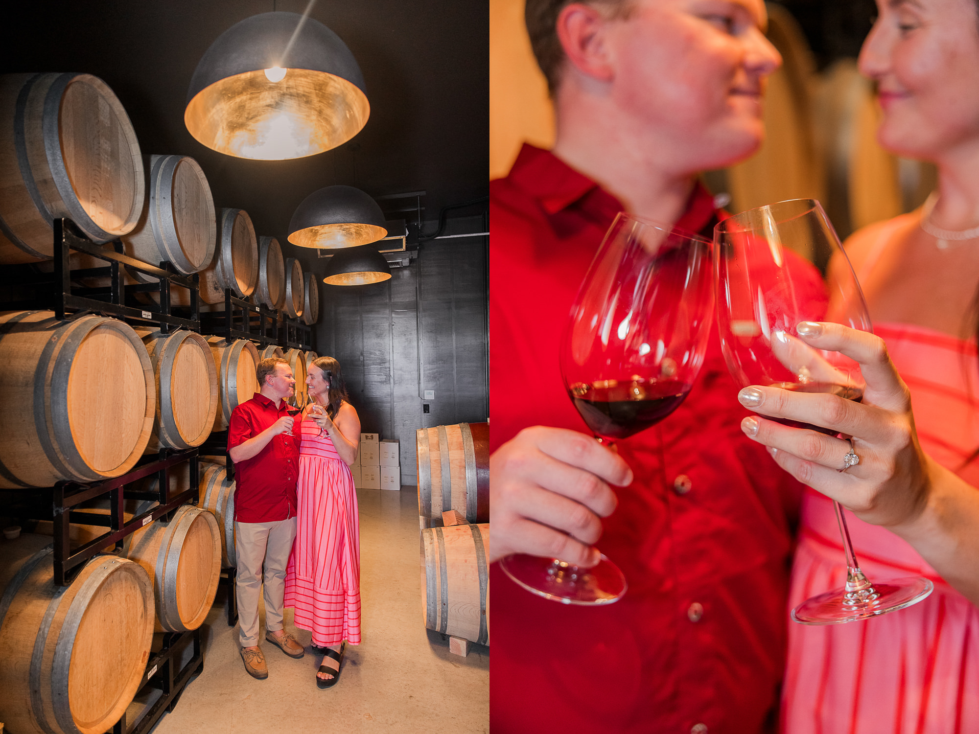 Proposal at Uplift Vineyard in Burnet, Texas