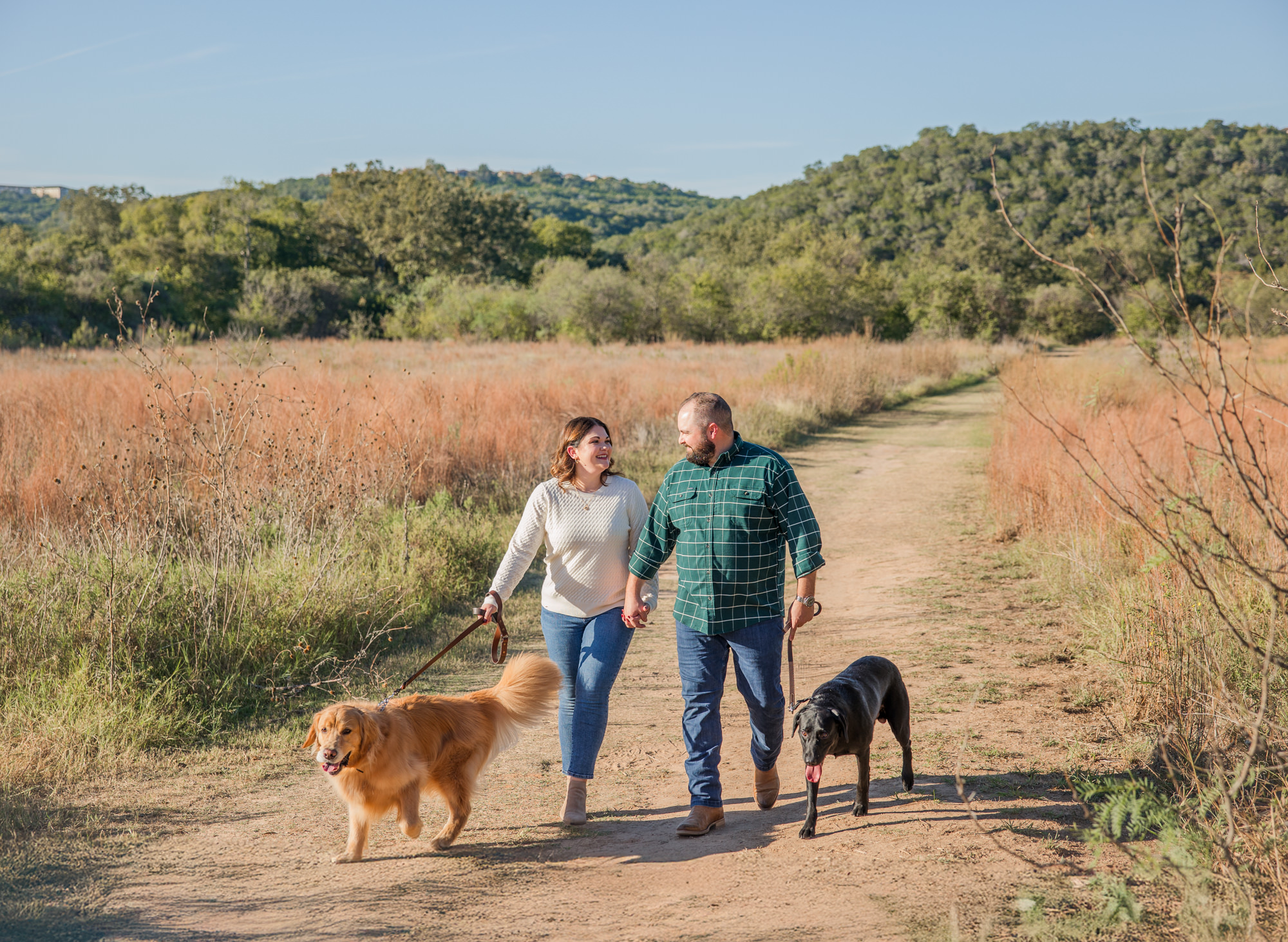 Hill Country Engagement Photos