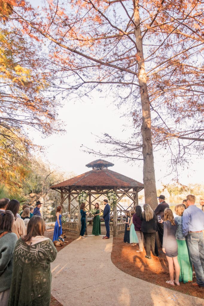 Micro Wedding at Landa Park New Braunfels