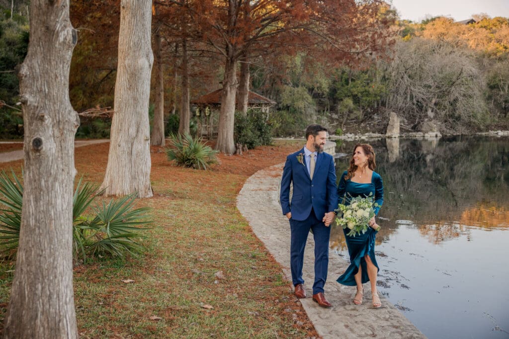 Elopement at Landa Park New Braunfels, Texas