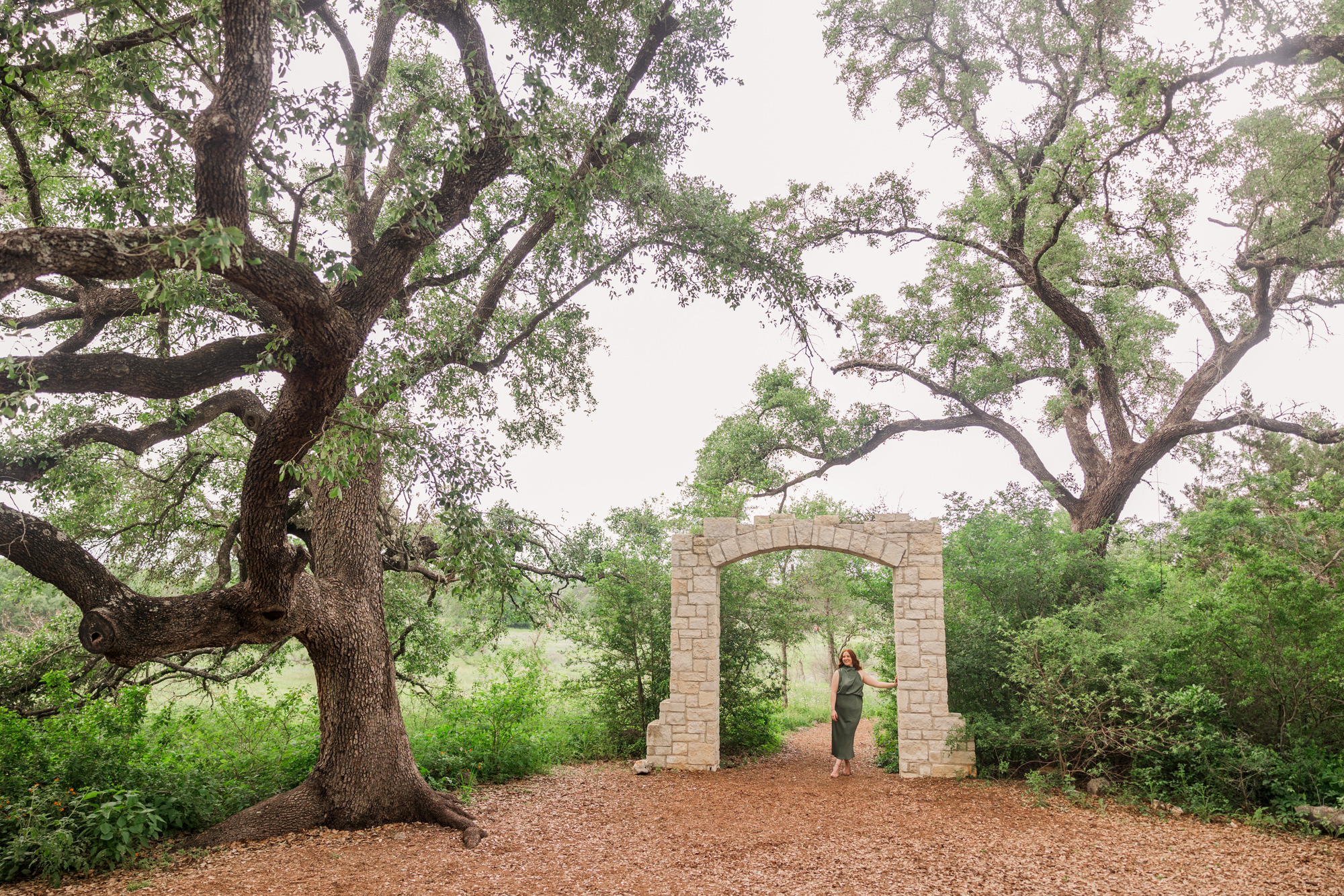 Spring Senior Photos at Lady Bird Johnson Wildflower Center | Katelyn