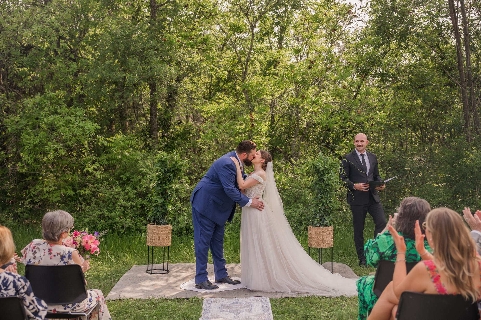 outdoor nature wedding ceremony austin