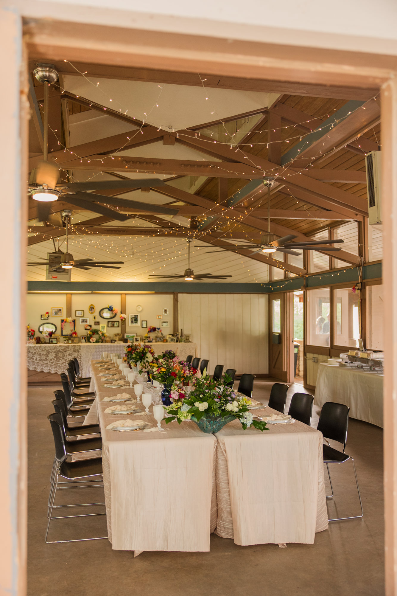 McKinney Falls State Park Dining Hall wedding reception