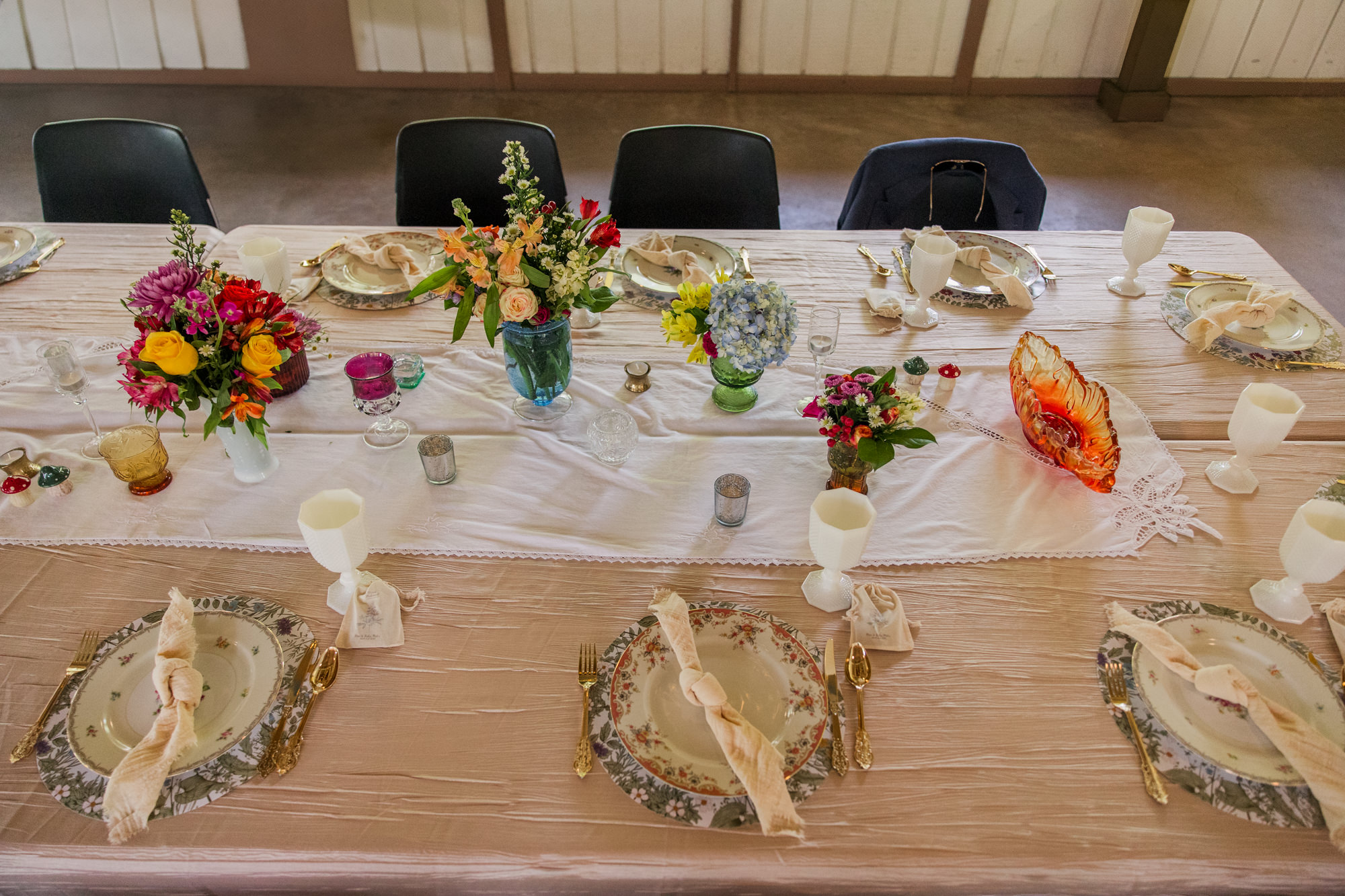 McKinney Falls State Park Dining Hall wedding reception