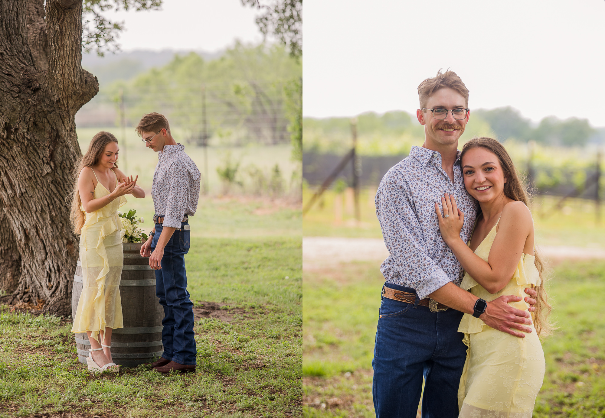 William Chris Vineyards Marriage Proposal - Fredericksburg, Texas Winery