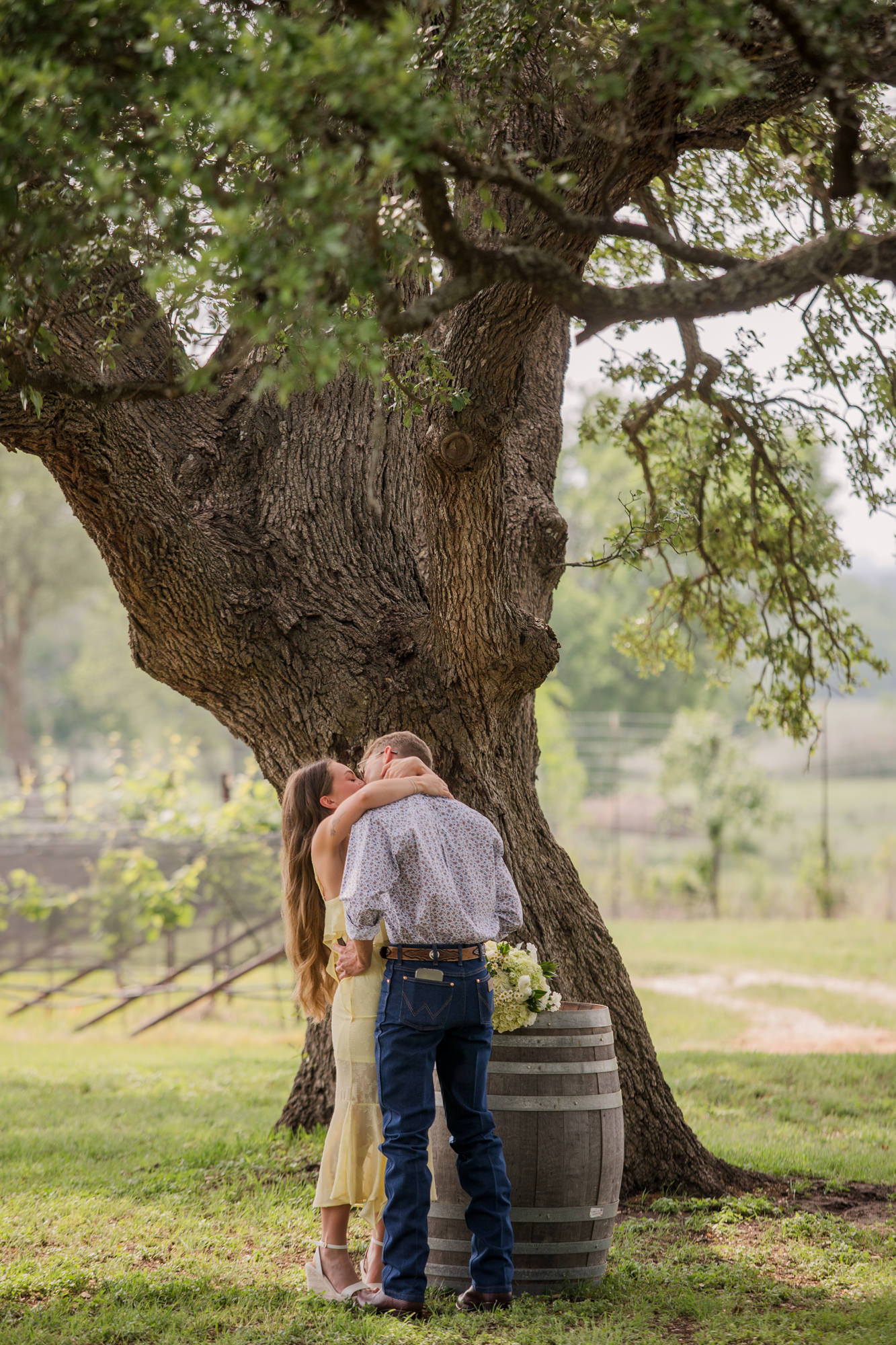 William Chris Vineyards Marriage Proposal - Fredericksburg, Texas Winery