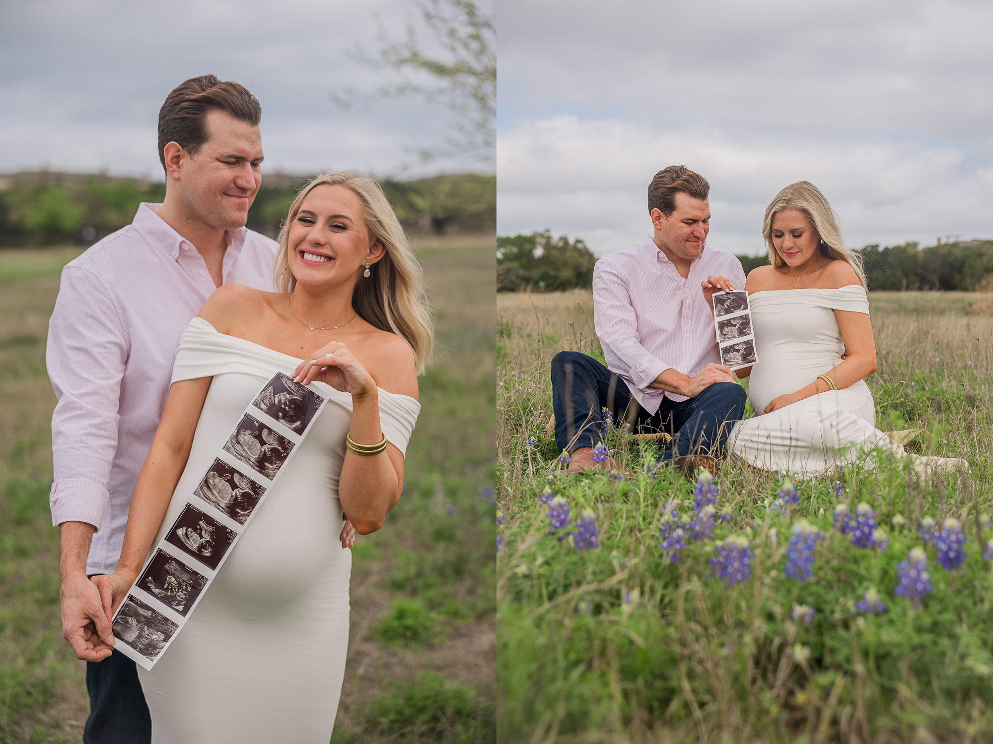 Austin Texas Spring mini photo session maternity pregnancy announcement