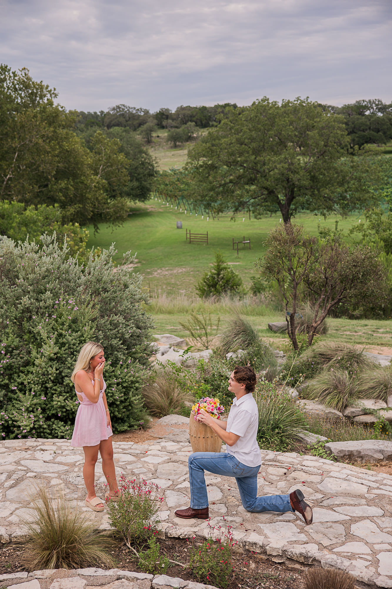Marriage Proposal at Flat Creek Estate Winery & Vineyard