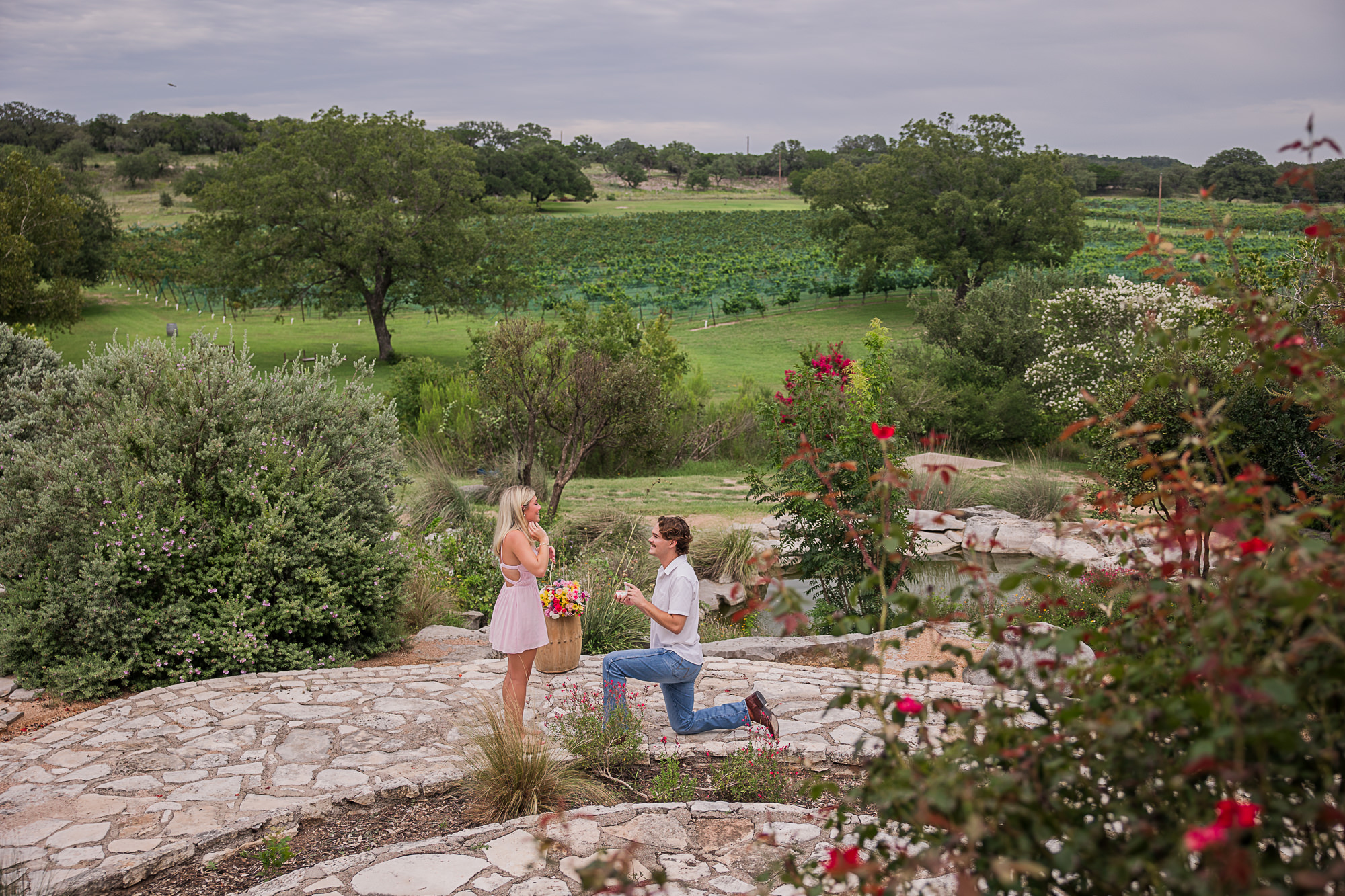 Marriage Proposal at Flat Creek Estate Winery & Vineyard