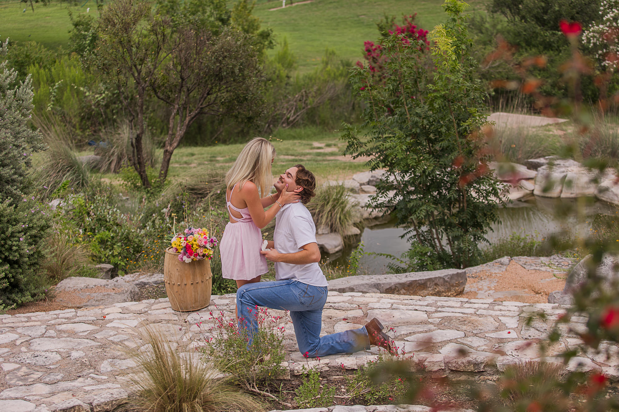 Marriage Proposal at Flat Creek Estate Winery & Vineyard