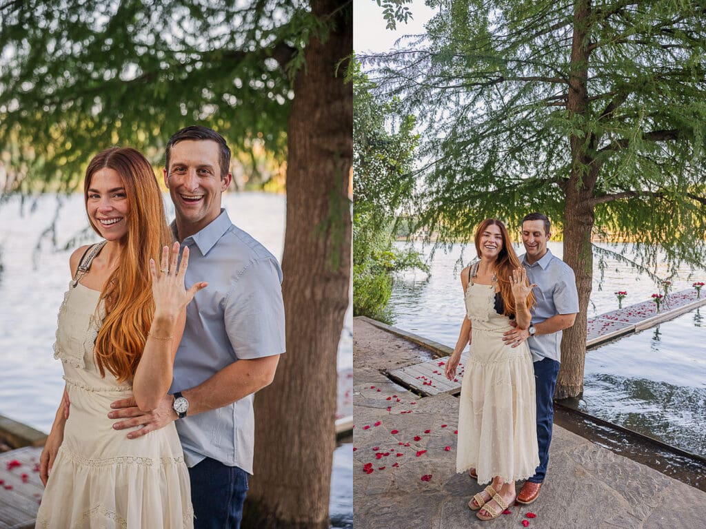 Airbnb house dock riverside marriage proposal