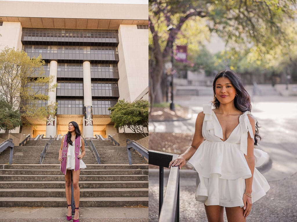 texas state alkek library senior pictures, san marcos photographer
