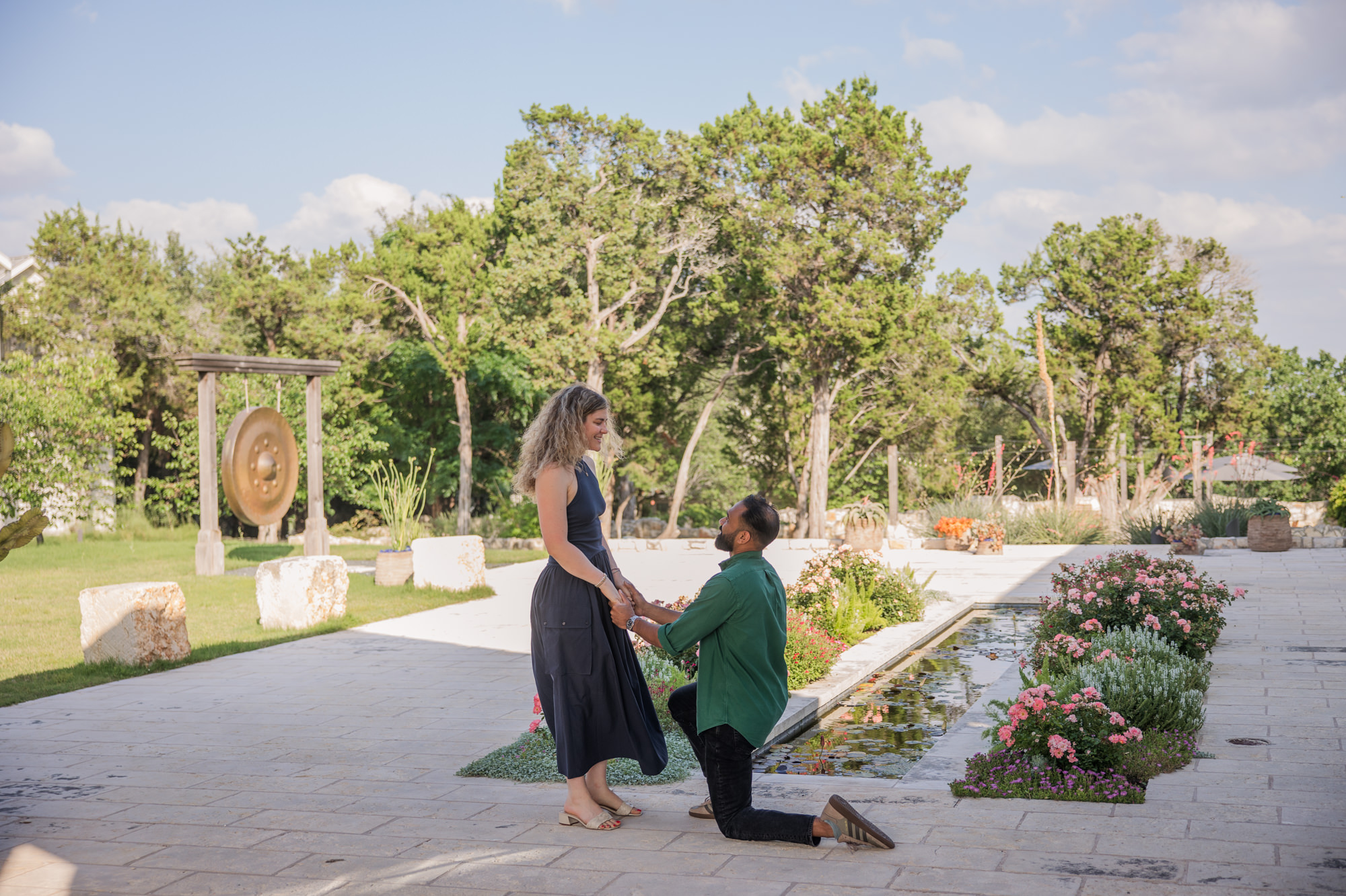 Marriage Proposal at Miraval Austin Resort 